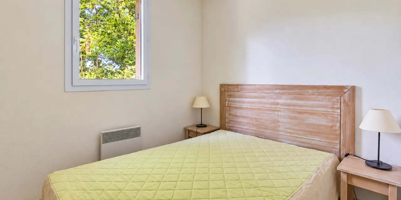 La chambre de l'appartement 2 pièces – 4 personnes