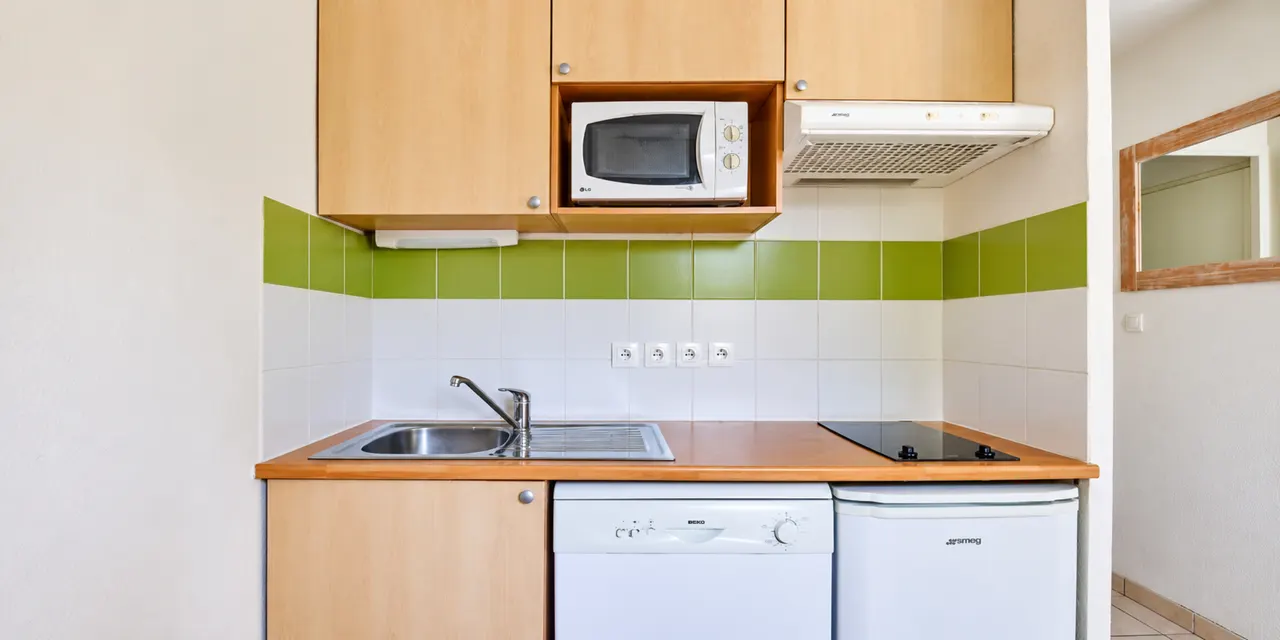 Le coin cuisine de l'appartement 2 pièces – 4 personnes